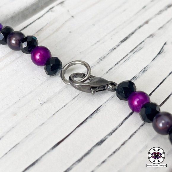 Mini Espeon Perler Necklace - Picture 4 of 5